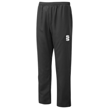 POPLIN TRACK PANT WITH LYCRA-Black